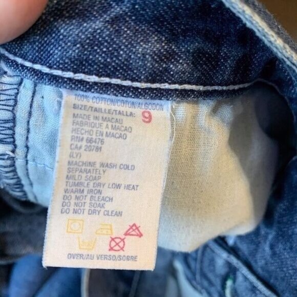 Tommy Jeans Tommy Girl Y2K Women’s Sz 9 Cropped Wide Leg Jeans Embroidered Stars - Picture 9 of 12